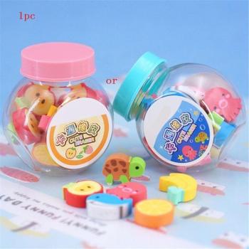 Mini Kawaii Frucht-Radiergummi-Set – 20 Stück