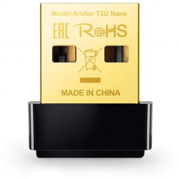 TP-LINK TPLINK SCHEDA DI RETE WIFI USB 600MBPS DUAL BAND ARCHER T2U NANO AC600