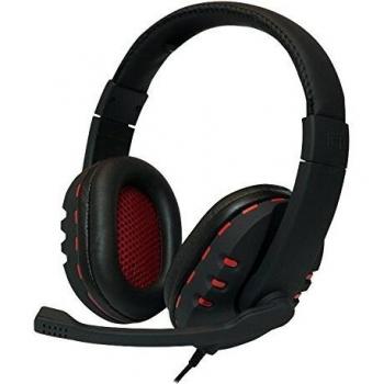 Logilink Cuffie da Gaming Nero/Rosso con Microfono USB