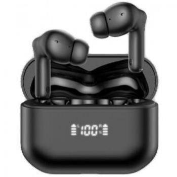 Auriculares Bluetooth Daewoo DW2022 Black con Estuche Carga y 5h de Autonomía