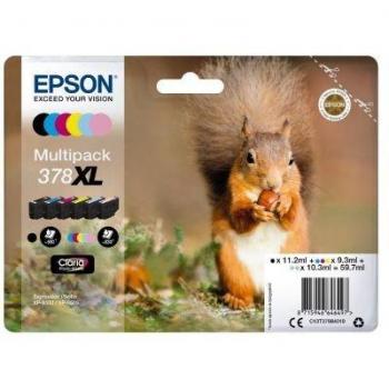 Epson Cartuccia Multipack Nero / Ciano / Magenta / Giallo / Ciano Fotografico / Foto Magenta (C13T37984010, 378XL) Ordina Online