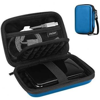 Custodia ProCase Hard Disk Esterno 2,5’’ Blu Marino