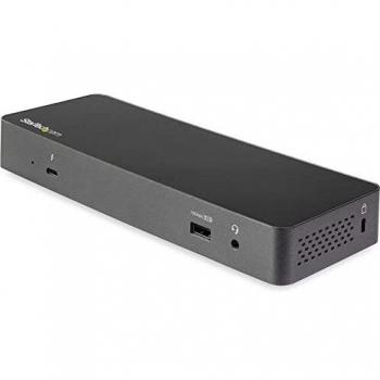 StarTech.com Docking Station Thunderbolt 3 con Compatibilità USB-C per Portatili, Dual DP 4K 60Hz per macOS & Windows, 5 Porte USB 3.0