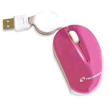 Mouse Mini USB Techmade Pink