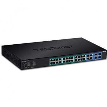 TRENDnet 28-port Gigabit Web Smart Switch (370w) PoE+