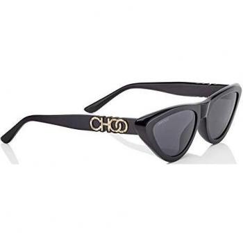 Jimmy Choo Sparks/G/S U1 Gafas, Negro/Gy Gris, 55 para Mujer