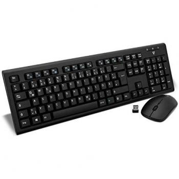 Set tastiera e mouse wireless V7