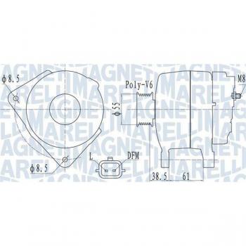 Alternador Magneti Marelli 063732098010