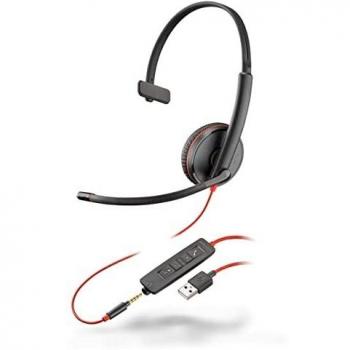 Cuffie USB-A e 3,5 mm mono