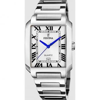 Reloj FESTINA Para Hombre F20677 On The Square Caja de Acero inoxidable 316l Plateado