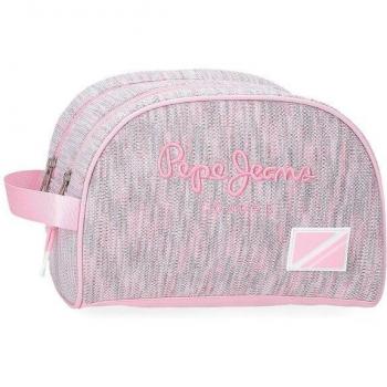 Pepe Jeans Neceser Miri dos compartimentos rosa