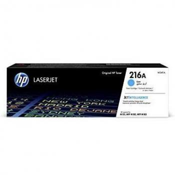 HP 216A W2411A Cartuccia Toner Originale, Capacità Standard da 850 Pagine, Compatibile con Stampanti Color LaserJet Pro MFP M183fw, Ciano