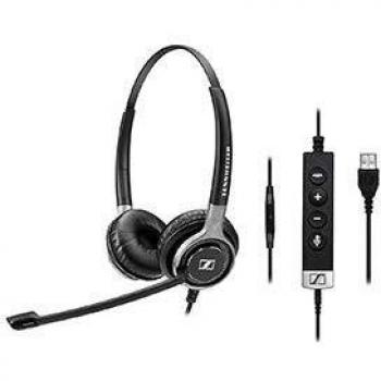 EPOS | SENNHEISER IMPACT SC 665 USB Auricolare Cablato A Padiglione Musica e Chiamate tipo Nero, Argento