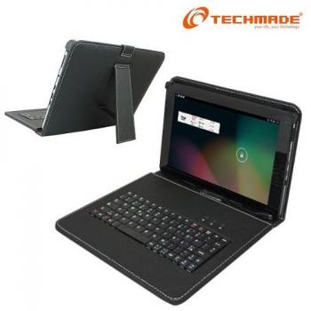 Custodia per tablet 9,7 con tastiera QWERTY nera