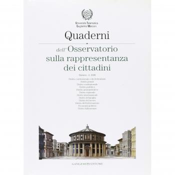 Quaderni dell'Osservatorio sulla rappresentanza dei cittadini 2008 (Vol. 4)
