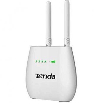 Tenda 4G680 Router 4G LTE, Wireless N300, 2 Gigabit Porte, 2 Antenne Esterne e Staccabile, Monitoraggio del Traffico Dati, Supporta Tim/Vodafone/Wind/VoLTE