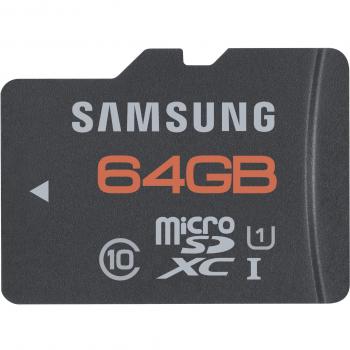 Samsung Plus XC 64 GB – Scheda microSD UHS‑I