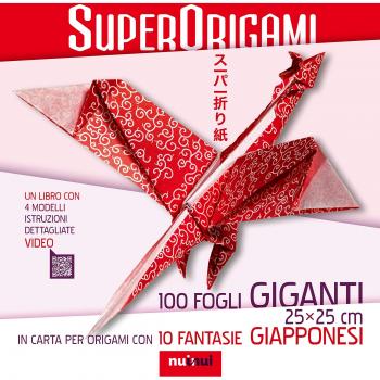 Superorigami 100 fogli giganti. Ediz. a colori. Con Materiale a stampa miscellaneo