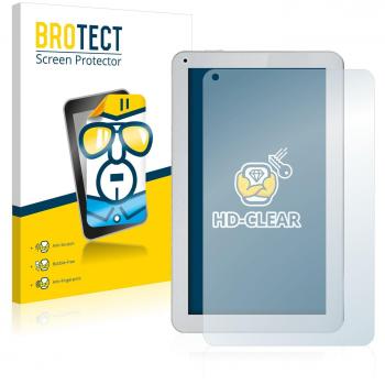 Protezione per lo schermo brotect per irulu eXpro X1S (10,1 pollici) Film Trasparente Anti-Impronte (2 Pezzi)