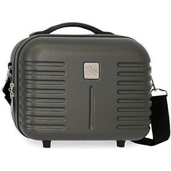 ROLL ROAD India, Neceser ABS Adaptable Adultos Unisex, Antracita, 29x21x15 Cm