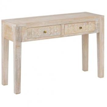 Console 2 tiroirs Shirel manguier L120cm
