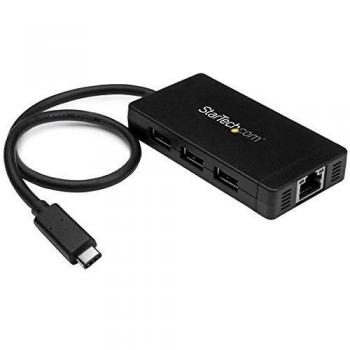 Startech.com Adattatore di Rete HUB USB 3.0 A 3 PORTE CON