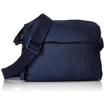 Mandarina Duck Md 20 P10QMTV8, Bolso Bandolera, Mujer, Gris (Dress Blue), 28x20.5x11 (L x H x W)