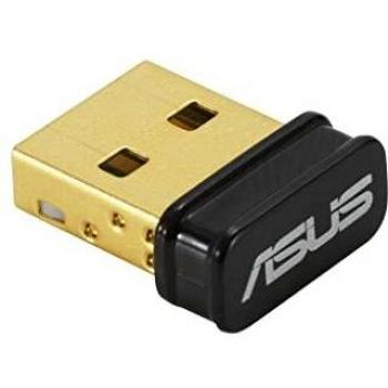 ASUS USB-BT500, Adattatore USB Bluetooth 5.0, Retrocompatibile Con Le Vecchie Generazioni di Bluetooth, Tecnologia Low Energy, Design Di Piccole Dimensioni, Nero