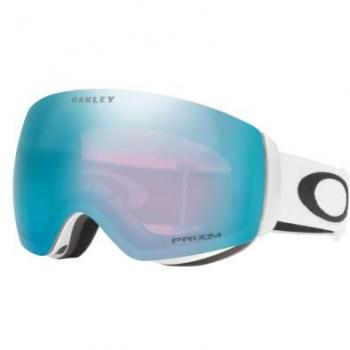 Máscara Oakley Flight Deck M Matte White con lente Prizm Sapphire