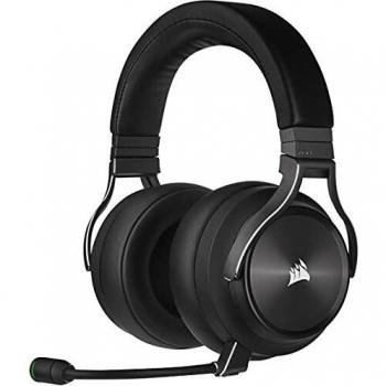 Corsair VIRTUOSO RGB WIRELESS XT Headphones with Microphone for Gaming High Fidelity Audio Spatial (Dual Simultaneous Wireless Connections, Compatibility PC/Mac/PS5/Switch/Mobile/Xbox Series X|S wired), Ardesia