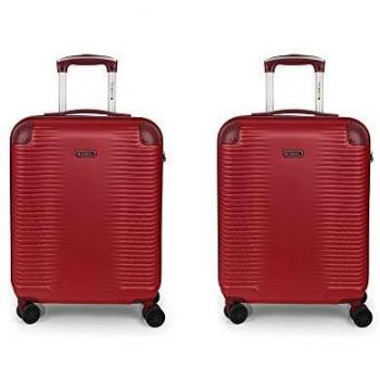 Gabol Set 2 C22, Trolley Unisex Adulto, Rojo