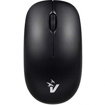 Vultech MW-07 Mouse Wireless Ottico 1600 DPI Senza Fili, 2.4GHz con 3 Tasti + Rotella per lo Scroll, ambidestro, per Notebook/PC/Laptop/Computer/MacBook , Nero