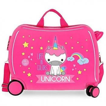 ROLL ROAD Little Me, Maleta Infantil Niñas, Fucsia, 50x38x20 Cm