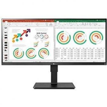 LG Electronics 34PN75N-B IPS Curved UltraWide Monitor 34'' UWQHD 3440 x 1440 pixels, 178° viewing angle, black