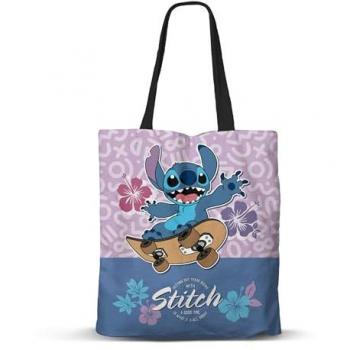 Bolsa de la Compra Lilo y Stitch Skate Shopping en Lila