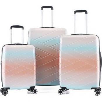 Juego de 3 Maletas Rígidas Extensibles Sun Trolley de Policarbonato