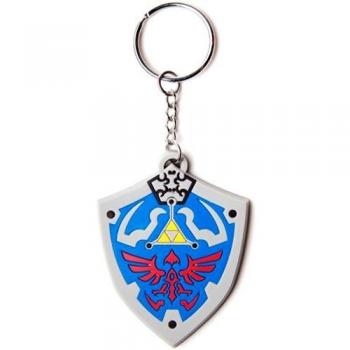 The Legend Of Zelda Gummi-Schlüsselanhänger Hylia-Schild 7 Cm [Importación Alemana]