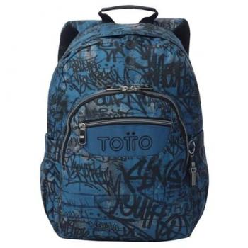 Mochila Totto Acuareles Urbano Gráfico 20L