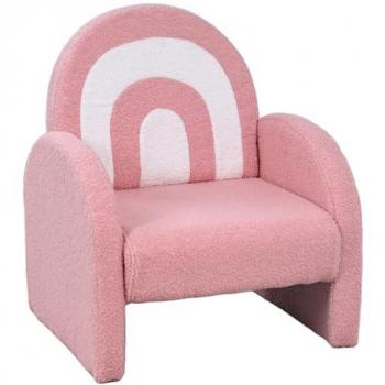 Arcoíris Suave: sillón infantil rosa