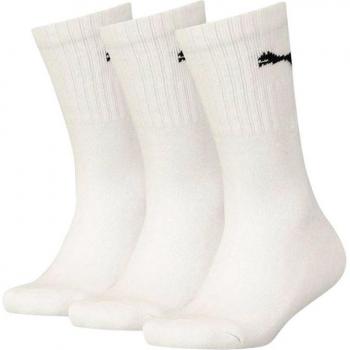 Calcetines Puma Infantil Blanco Crew 3 Pares