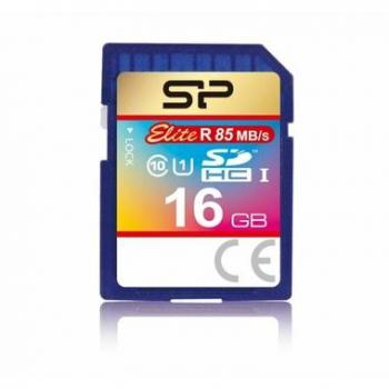Silicon Power Elite 16GB SDHC Blu