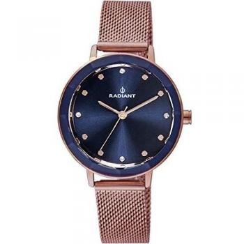 Reloj Radiant para Mujer con Correa en Color Bronce y Pantalla en Negro RA467603