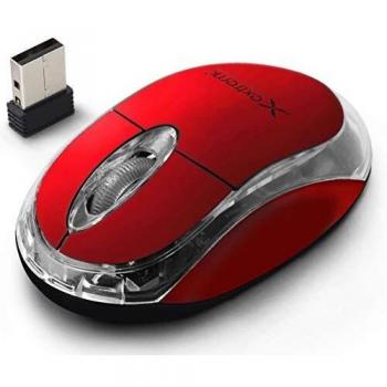 Mouse Wireless Optico Extreme XM105R 3D 1000 dpi 2,4 GHz Rosso