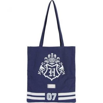Bolso de Tela Hogwarts Azul “Harry Potter” WB 02181