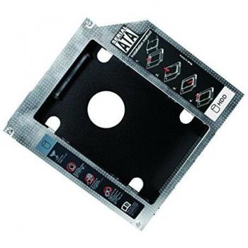 Adattatore SATA HDD Caddy per HDD/SSD da 9,5mm Nero