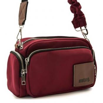 Bandolera Mustang Salwa Roja con Cierre Cremallera