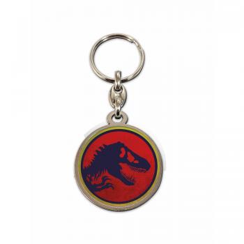 Llavero redondo logo Jurassic Park