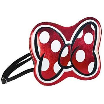 Bolso Bandolera 3D Minnie, Unisex Adulto, Rojo