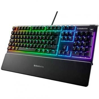 Tastiera Steelseries APEX 3 USB QWERTY Francese Nera Nuovo