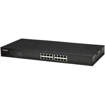 Commutatore Ethernet 10/100/1000 Base-T in Metallo SC Nero